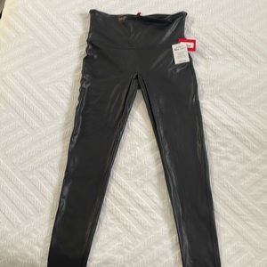 Spanx faux leather leggings